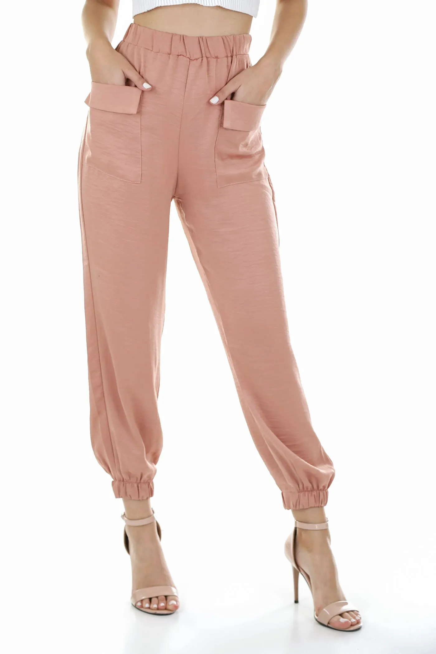 Jogger en algodón crudo